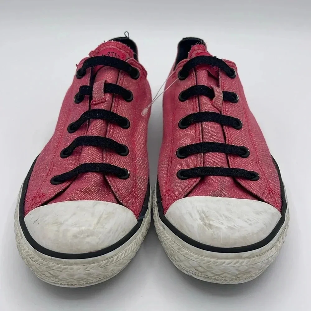 Converse Pink Glitter Junior Sneakers